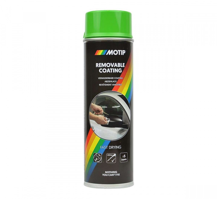 Grön spraybar gummifärg, Removable Coating