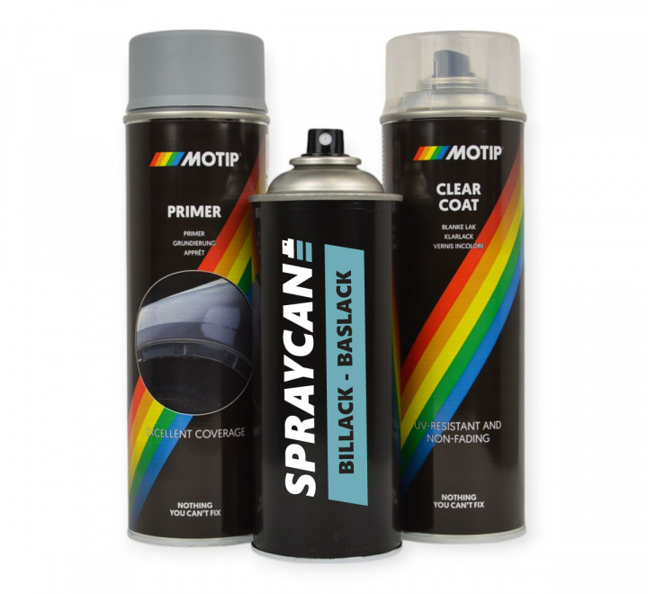 Spraycan Lackpaket 1K i gruppen Spray / Bättringsfärg till bil / Lackpaket hos Spraycan Sweden AB (05056-3)