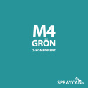 2K Sprayfärg M4 Grön 400 ml
