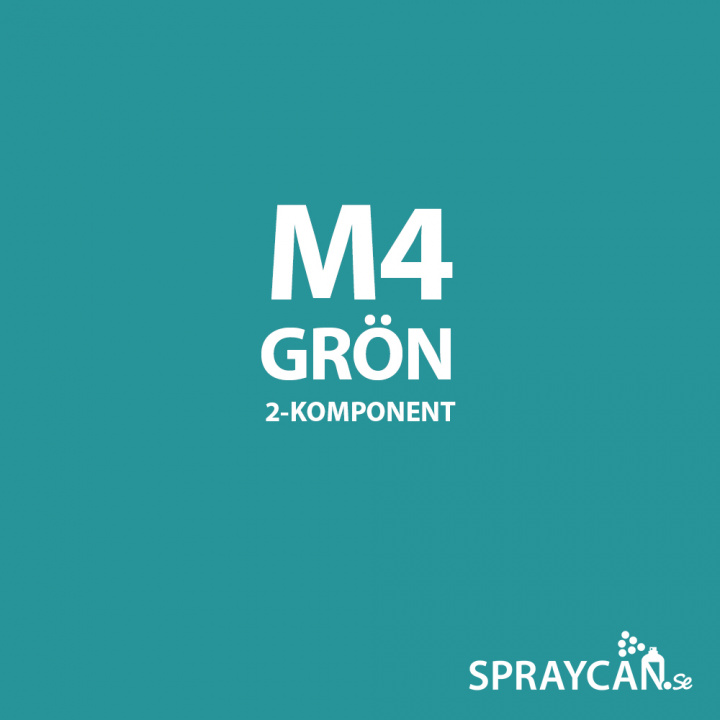 2K Sprayfärg M4 Grön 400 ml i gruppen Spray / Kulörer / Entreprenad / Maskiner hos Spraycan Sweden AB (05057-11)