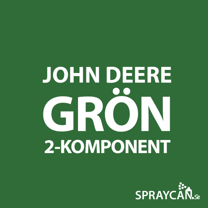 2K Sprayfärg John Deere Grön 400 ml i gruppen Spray / Kulörer / Entreprenad / Maskiner hos Spraycan Sweden AB (05057-4)