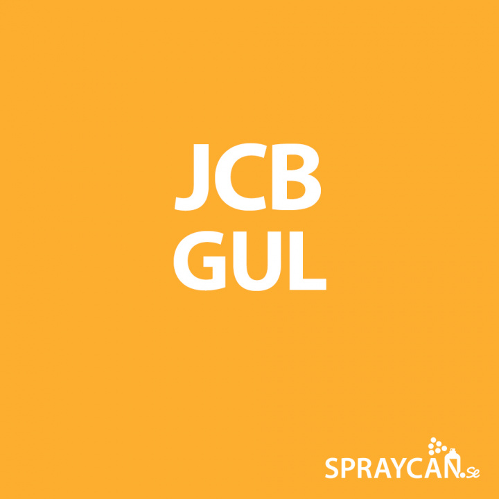 JCB Gul i gruppen Spray / Kulrer / Entreprenad / Maskiner hos Spraycan Sweden AB (05058-10)