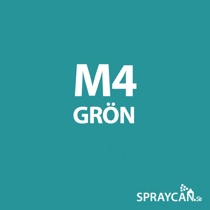 M4 grn i gruppen Spray / Kulrer / Entreprenad / Maskiner hos Spraycan Sweden AB (05058-12)