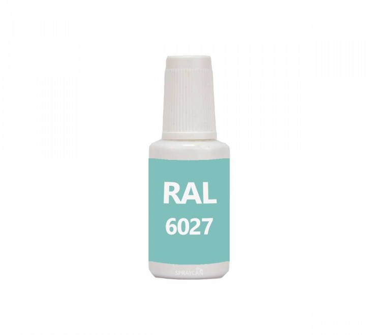 Bttringsfrg RAL 6027 i lackstift 20 ml, smidig penselflaska i kulren Light Green