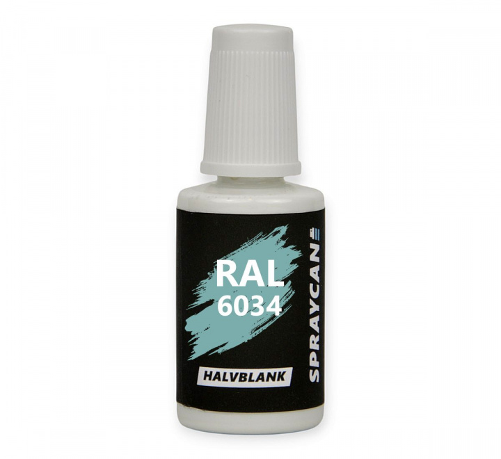 RAL 6034 Pastel turquoise, bättringsfärg i lackstift 20 ml