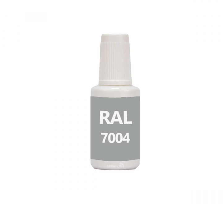 RAL 7004, Signal Grey bttringsfrg i penselflaska 20 ml