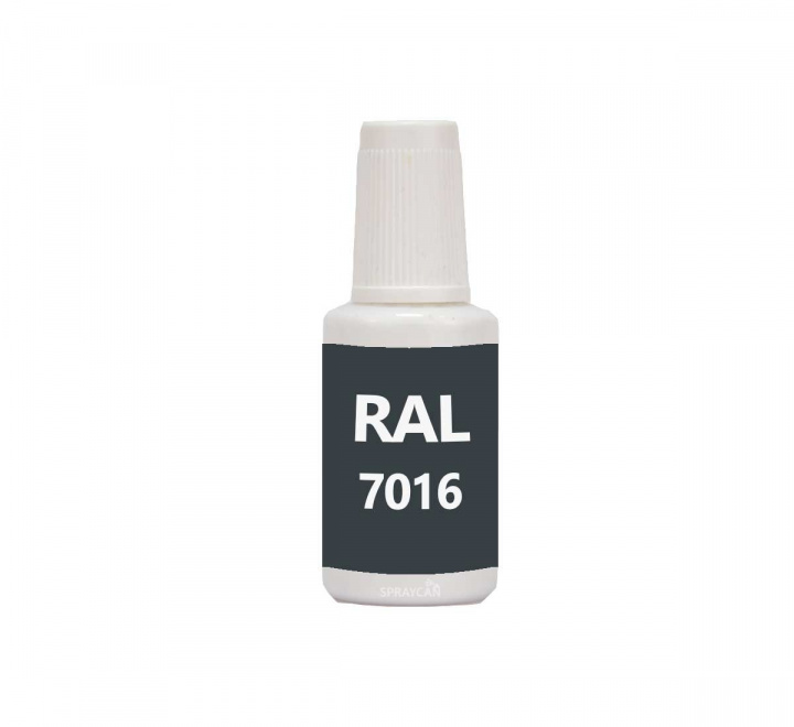 RAL 7016, Anthracite Grey vattenbaserad bttringsfrg i penselflaska 20 ml
