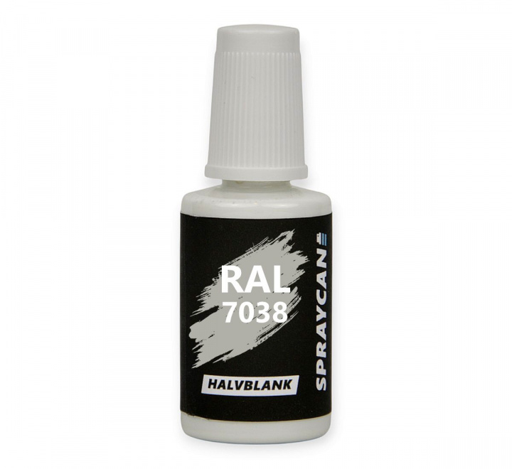 RAL 7038 Agate Grey bättringsfärg i penselflaska 20 ml