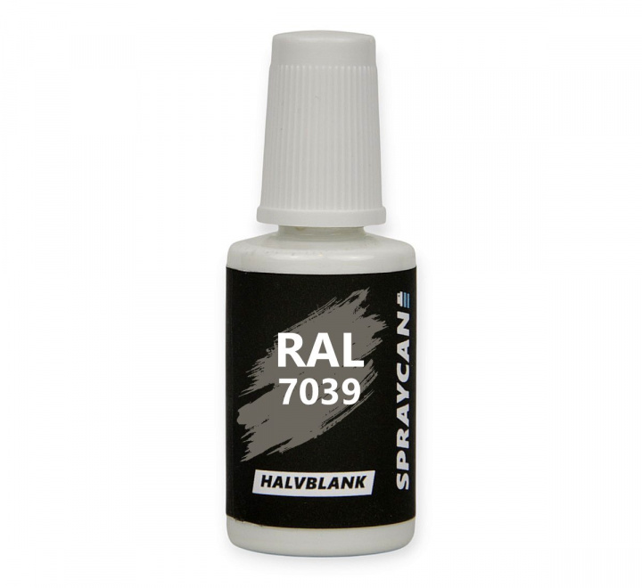 RAL 7039 Quartz grey | Penselflaska med vattenbaserad bättringsfärg 20 ml