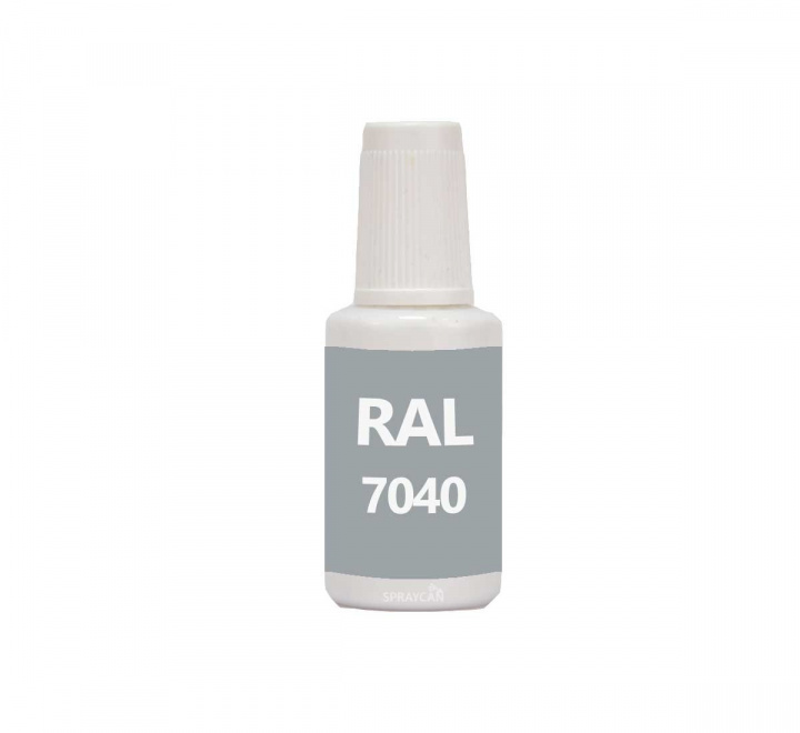 RAL 7040, Window grey bttringsfrg i penselflaska 20 ml