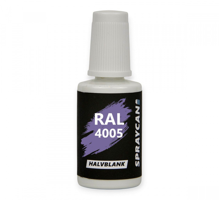 RAL 4005 Blue Lilac. Penselflaska med vattenbaserad bättringsfärg 20 ml