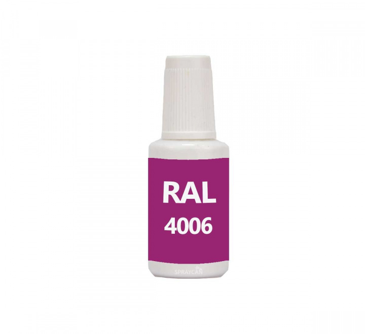 RAL 4006 Traffic Purple | Penselflaska med bttringsfrg 20 ml