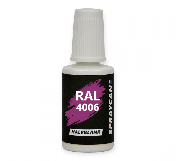 RAL 4006 Traffic Purple | Penselflaska med bättringsfärg 20 ml