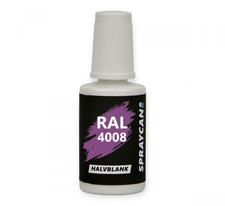 RAL 4008 Signal Violet. Penselflaska med vattenbaserad bättringsfärg 20 ml