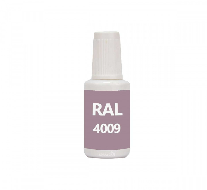 RAL 4009 Pastel Violet. Penselflaska med vattenbaserad bttringsfrg 20 ml