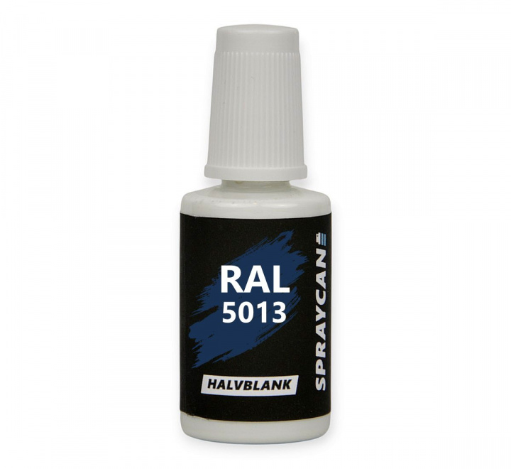 RAL 5013 Cobalt Blue | Penselflaska med vattenbaserad bättringsfärg 20 ml