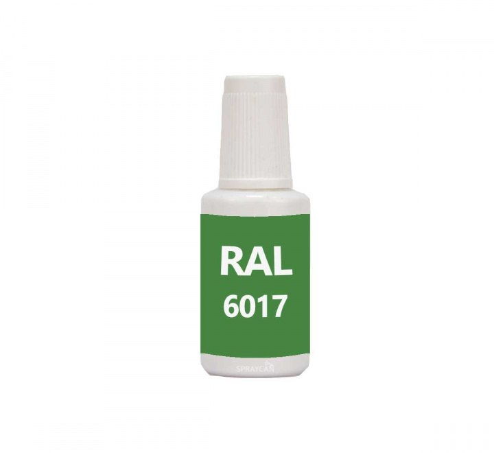 RAL 6017 May Green, penselflaska med vattenbaserad bttringsfrg 20 ml