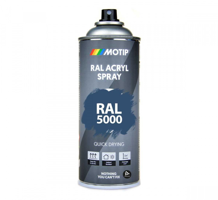 RAL 5000 Violet Blue | Snabbtorkande sprayfrg fr bde inom- och utomhusbruk
