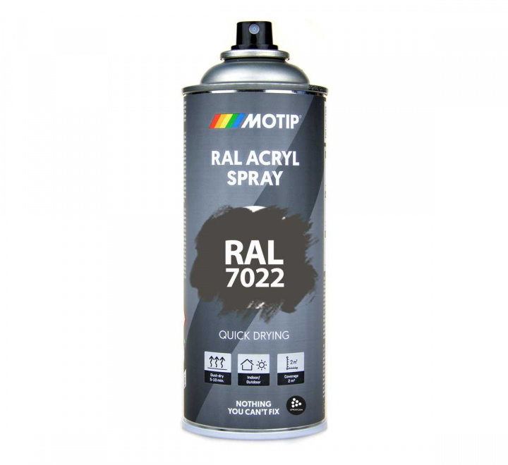 Gr sprayfrg Amber Grey RAL 7022 400 ml