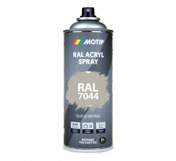 RAL 7044 Silky Grey | Sprayfrg fr inom- och utomhusbruk 400 ml
