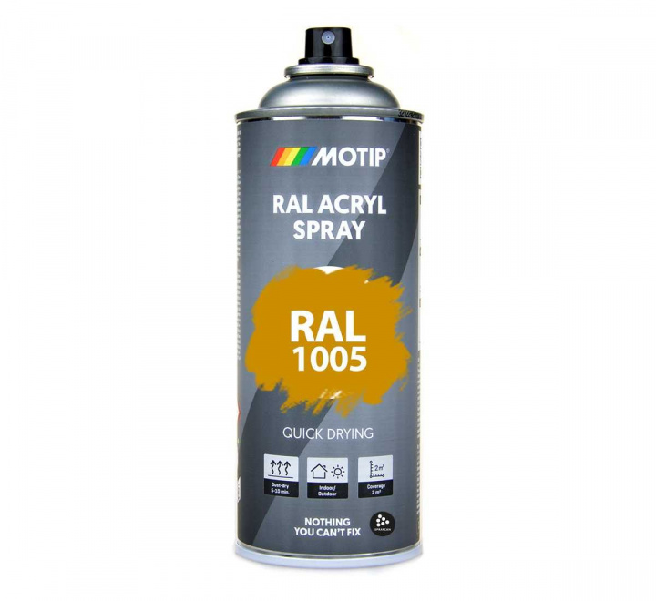 RAL 1005 Honey Yellow 400 ml Spray i gruppen Spray / Kulörer / 144 st RAL-Kulörer hos Spraycan Sweden AB (07073)