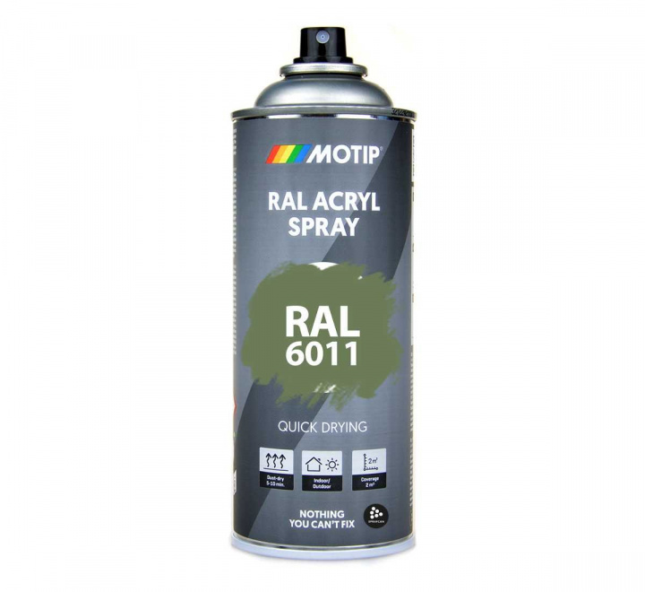 RAL 6011 Reseda Green 400 ml Spray i gruppen Spray / Kulörer / 144 st RAL-Kulörer hos Spraycan Sweden AB (07124)
