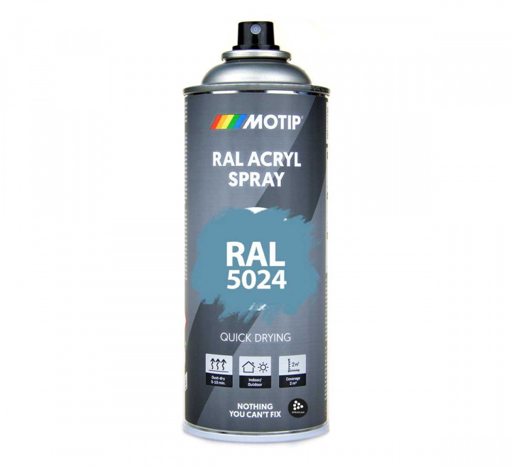 RAL 5024 Pastel blue | Snabbtorkande sprayfrg fr inom- och utomhusbruk