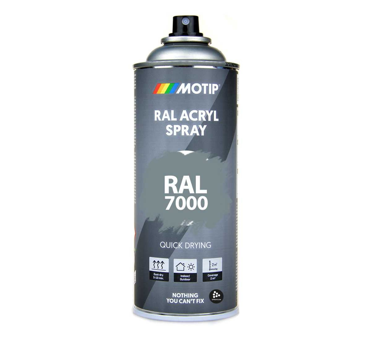 RAL 7000 Squirrel Grey | Högkvalitativ sprayfärg 400 ml