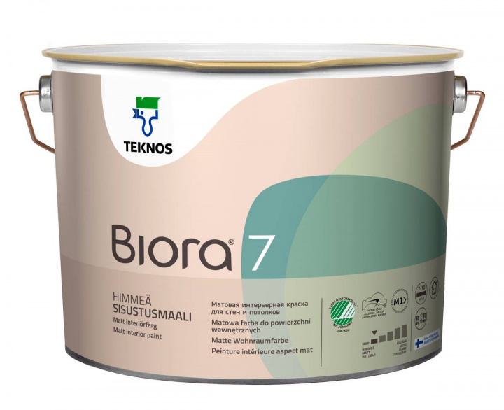Biora 7 Väggfärg Vit 9 L i gruppen Målarfärg / Inomhus / Vägg & Tak hos Spraycan Sweden AB (0740101010)