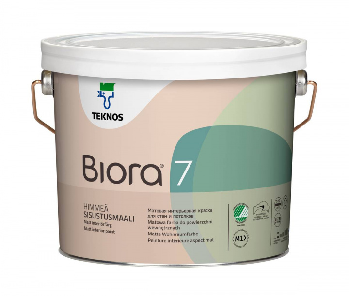 Biora 7 Väggfärg Vit 2,7L i gruppen Målarfärg / Inomhus / Vägg & Tak hos Spraycan Sweden AB (0740151003)