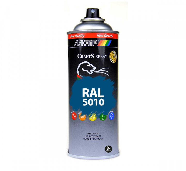 Sprayfrg i RAL 5010 Gentian Blue 400 ml