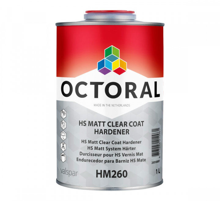 Octoral HM260 HS Härdare Matt Klarlack 1L i gruppen Billackering / Härdare hos Spraycan Sweden AB (200108001)