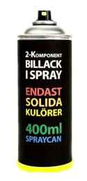 2K Billack i sprayburk (Solida Kulrer) 400ml
