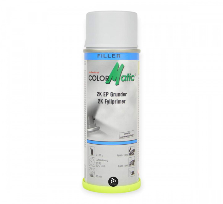 2K Epoxy Primer filler 200 ml i gruppen Spray / Grundfärg / Aluminiumgrund hos Spraycan Sweden AB (231667BQ)