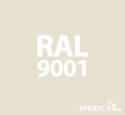 Vattenbaserad Spray Grddvit RAL 9001 350 ml