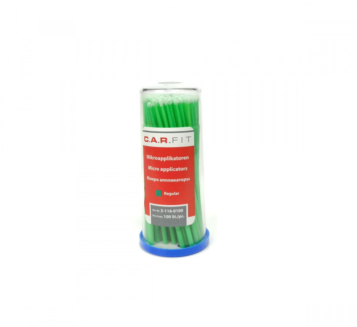 Touch Up Pensel Grön - Standard 100-pack i gruppen Bättringsfärg till bil / Lackstift / Stenskottspenslar hos Spraycan Sweden AB (3-116-0101)