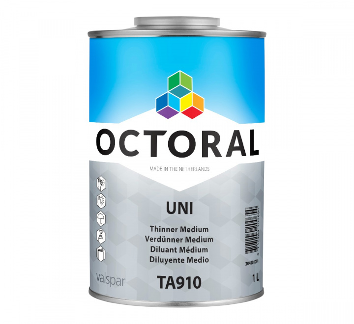 Octoral TA910 Uni Thinner Medium 1L i gruppen hos Spraycan Sweden AB (304101001)