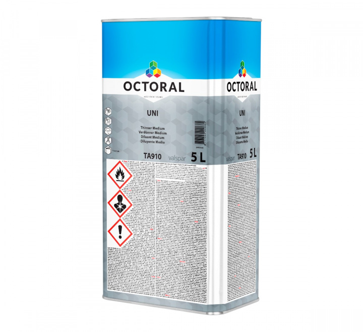 Octoral TA910 Uni Thinner Medium 5L i gruppen hos Spraycan Sweden AB (304101003)