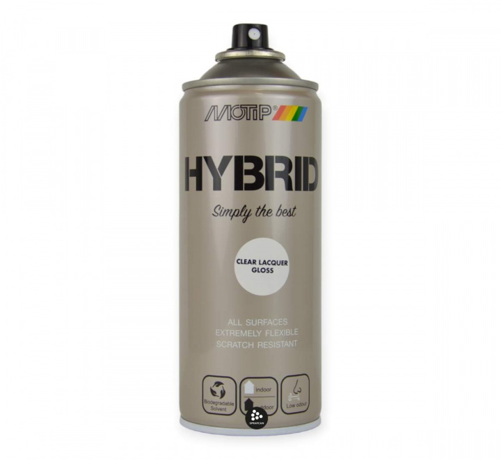 Hybrid Klarlack Blank 400 ml i gruppen Spray / Kulrer / Hybrid hos Spraycan Sweden AB (304602)