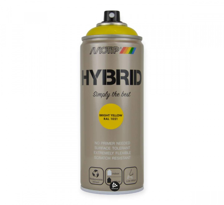 Hybrid RAL 1021 Blank 400 ml i gruppen Spray / Kulrer / Hybrid hos Spraycan Sweden AB (304706)