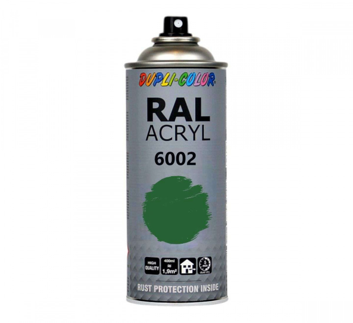 Dupli-Color sprayfärg RAL 6002 Leaves Green Sprayburk 400 ml