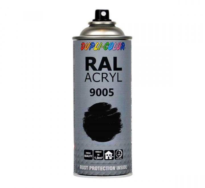 Dupli-Color RAL Acryl | Sprayfärg RAL 9005 Deep Black
