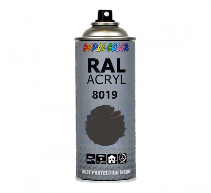 RAL 8019 Grey Brown. Sprayfärg från Dupli-Color 400 ml. 