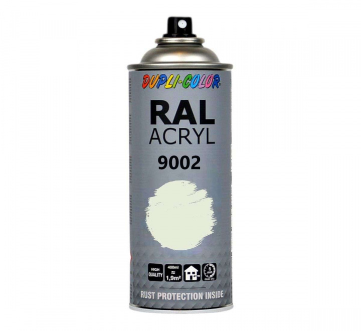 Dupli-Color RAL Acryl. Sprayfärg RAL 9002 Grey White 400 ml