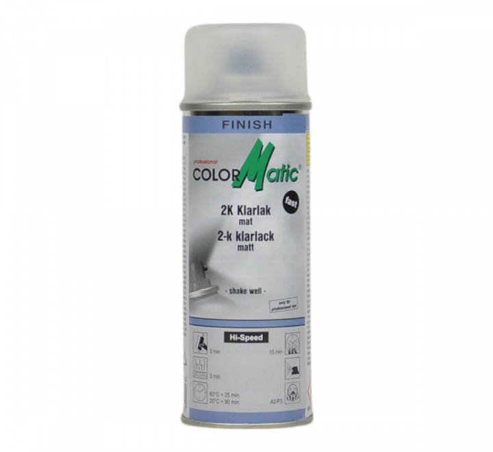 2K Klarlack Matt 200 ml i gruppen Spray / Klarlack / Klarlack 2K hos Spraycan Sweden AB (375330)