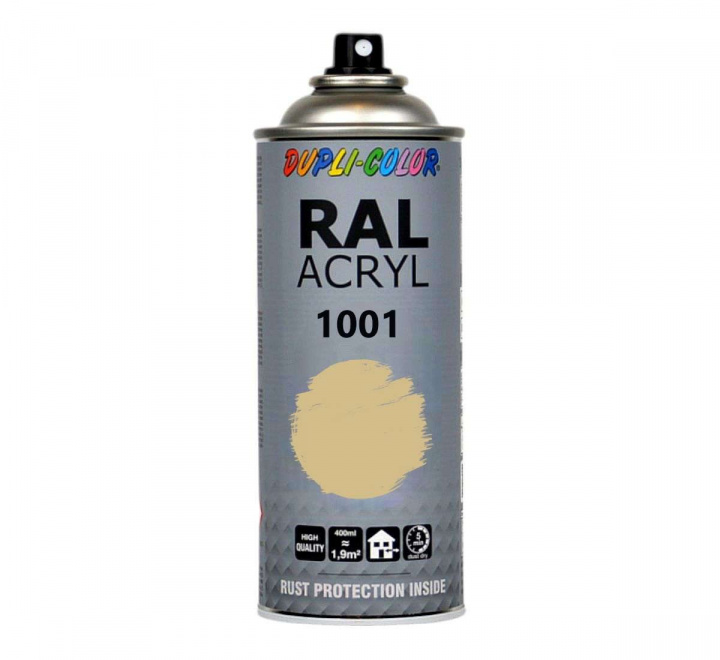 RAL Acryl 1001 Dupli-Color. Beige Sprayfärg 400 ml