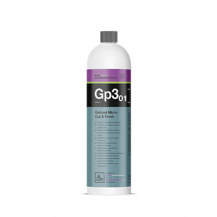 Koch-Chemie Gelcoat Micro Cut & Finish GP3.01 1-liter i gruppen Fordonsvård / Båtvårdsprodukter / Polermedel Båt hos Spraycan Sweden AB (490463)