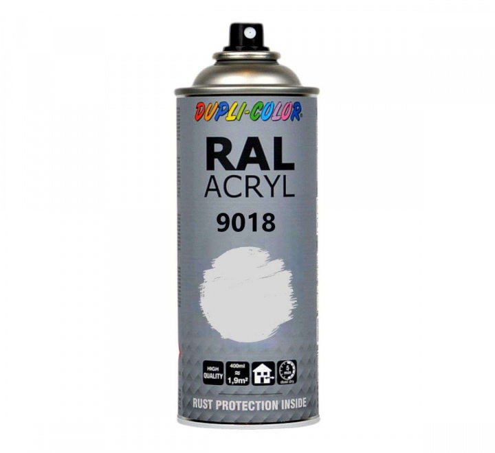 RAL Acryl Dupli-Color. Sprayfärg RAL 9018 Papyrus white