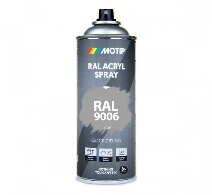 RAL 9006 Silver 400 ml Spray i gruppen Spray / Kulörer / 144 st RAL-Kulörer hos Spraycan Sweden AB (696022)