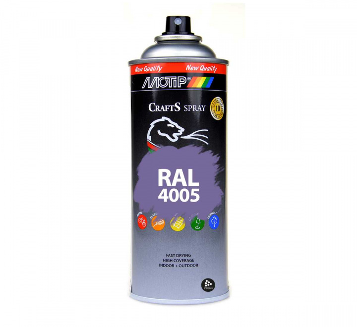 Akrylspray RAL 4005 Blue Lilac | Snabbtorkande akryllack p sprayburk 400 ml